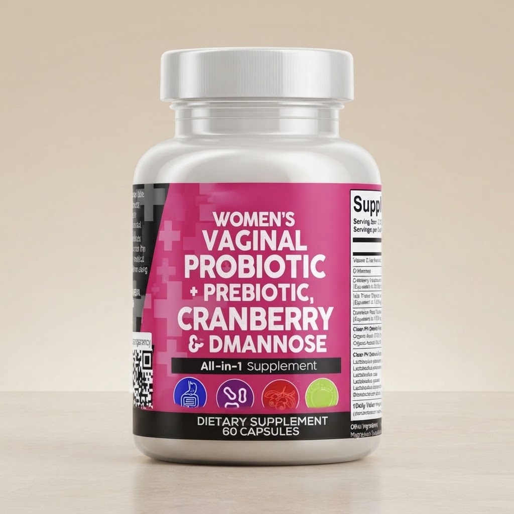 Women's Vaginal Probiotic + Cranberry & D-Mannose