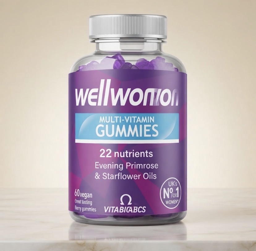 Wellwoman Multi-Vitamin Gummies — 22 Nutrients, 60 Vegan Gummies