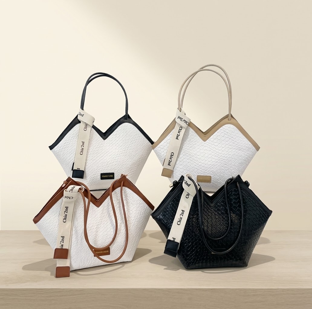 V-Cut Tote Bag