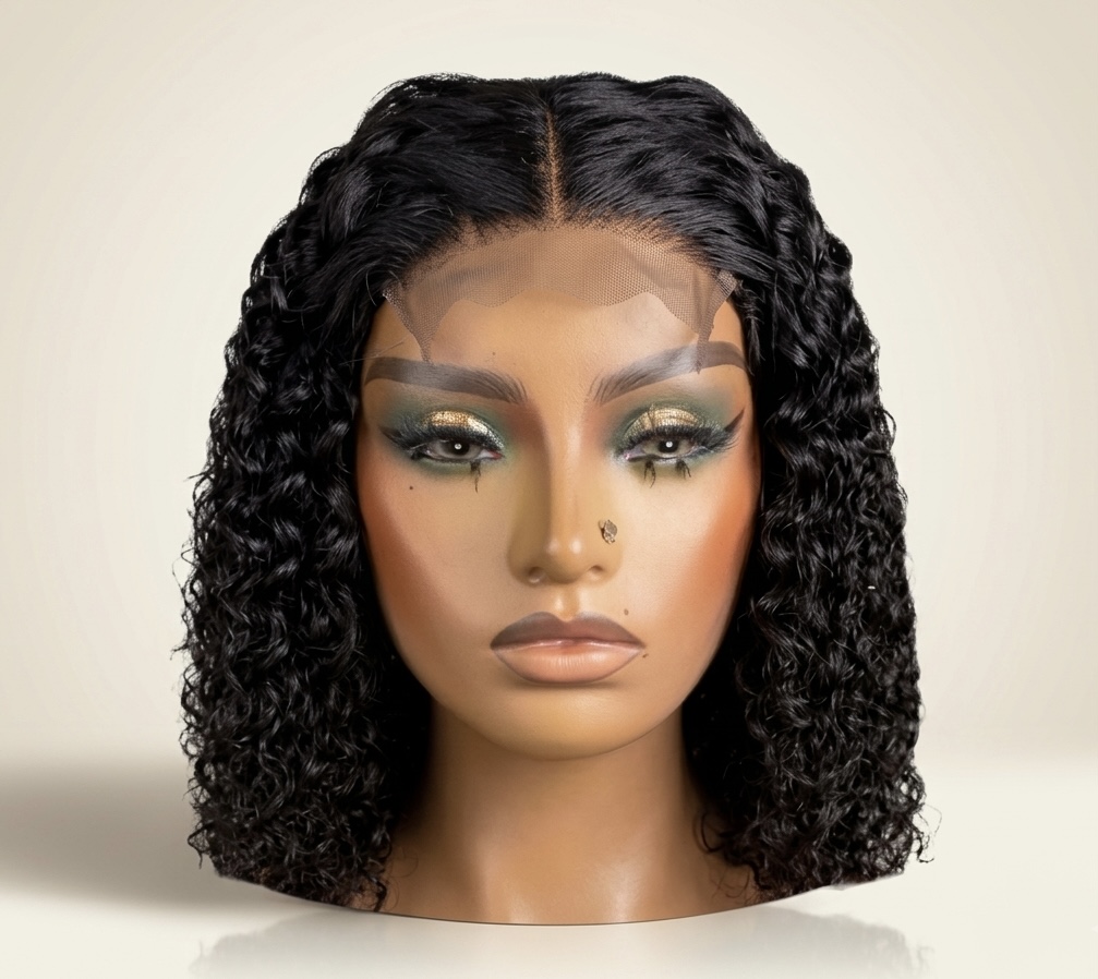 Middle Part Closure Jerry Curls 12"
