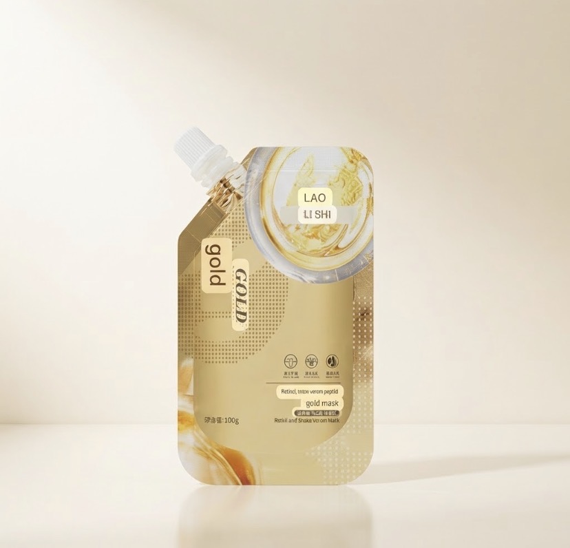 LAO LI SHI Retinol & Snake Venom Peptide Gold Mask, 100g