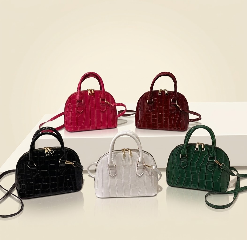 Crocodile Skin Small Bag
