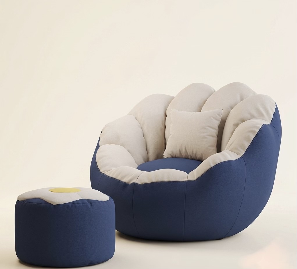 Inflated Lazy Man Sofa & Foot Rest photo 4