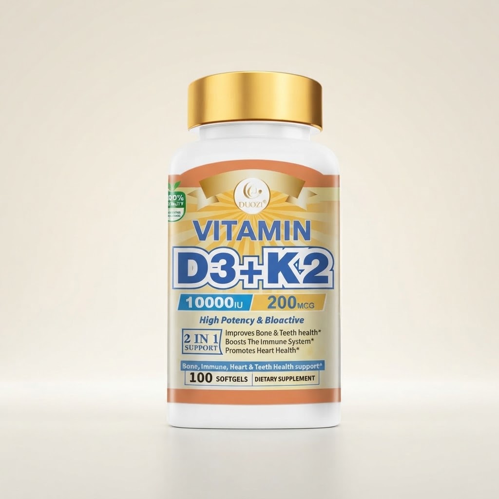 DUOZI Vitamin D3+K2 10000IU/200mcg